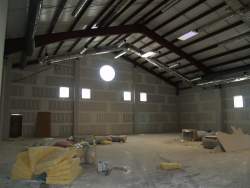 drywall in church area